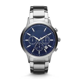 ساعة رجالية فاخرة من الفولاذ المقاوم للصدأ - تصميم عصري بطابع كلاسيكي مع قرص من كريستال الياقوت ومقاومة للماء حتى 5 بار - Product Image 1