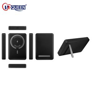 New Arrival OEM/ODM Magnetic Power Bank 5000mah 10000mah Portable Wireless Charger LI-Polymer Battery Power Bank Holder - Product Image 3