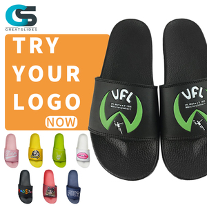 Greatslides Chanclas 2024 Hausschuhe Mit Logo Pantoufles tendance personnalisées pour hommes Pantoufles de créateurs pour hommes Concevez vos propres pantoufles - Product Image 1