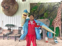Marionnette réaliste de Brachiosaurus pour spectacles, événements et parcs à thème