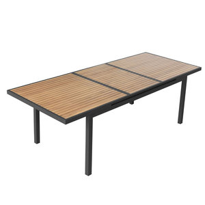 Set <span class=keywords><strong>da</strong></span> Pranzo Impermeabile per Esterni Tavolo e Sedie <span class=keywords><strong>da</strong></span> Patio Tavolo <span class=keywords><strong>da</strong></span> Giardino Allungabile con Sedie Set <span class=keywords><strong>da</strong></span> Pranzo per Balcone - Product Image 4