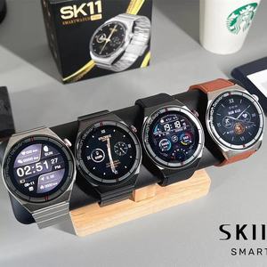 Striscia d'acciaio SK11Plus Smartwatch da uomo chiamata IP67 impermeabile Full Touch Screen SK11 Plus Smartwatch per Android IOS - Product Image 5