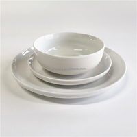 Ensemble d'assiettes à dîner plates en céramique de 7.5 ensemble de vaisselle à bord haut de 10.5 pouces vaisselle moderne-plats de service en porcelaine de cuisine