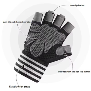 Gants d'entraînement en silicone unisexes pour la salle de sport et les sports, respirants, ajustement parfait avec protection UV - Product Image 6
