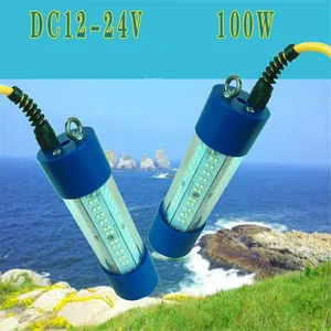 Đèn Câu Cá Dưới Nước Lures Chìm Squid Lures IP68 20M Nước Sâu Aquadynamic Cá Thu Hút 30 Wát Đèn