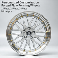 Nouvelles jantes en alliage de 18 pouces PCD 5x113 / 112 / 114.3mm ET 20mm CB73.1mm Noir brillant Argent Design maillé universel Convient pour Toyota
