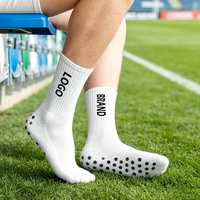 Chaussettes de football personnalisées avec logo, unisexes, antidérapantes, respirantes, à séchage rapide, pour le sport, le football, mi-mollet