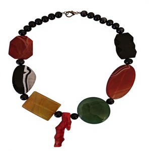 Collar llamativo de resina Vintage hecho a mano de la mejor calidad, joyería de moda india para damas y niñas, modelo de estilo Ángel, regalos con patrón - Product Image 4