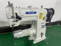 Machine à coudre cylindrique à bras articulé Raynian-341, point noué, alimentation composée, pour fabricants