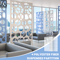 KINGMAN Écran Suspendu Insonorisé Panneaux Acoustiques En Fibre De Polyester Insonorisant Cloison De Bureau Mur Extérieur De Salon