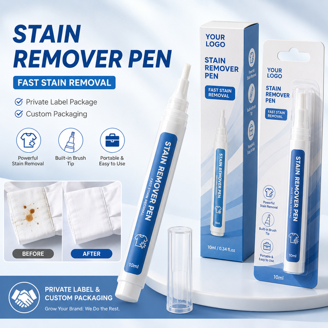 Portable Stain Remover Pen for Clothes Instant Fabric Spot Cleaner for Travel Office Home School Laundry Care Use