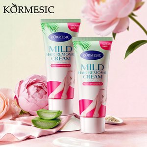 KORMESIC Crema Depilatoria Suave de 60 ml con Certificación Bpom, Fórmula Herbal Delicada para Piernas y Cuerpo, para Todo Tipo de Piel - Product Image 1