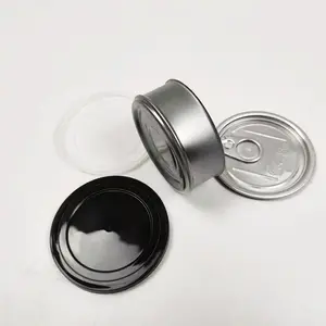 Boîtes de conserve vides pour <span class=keywords><strong>caviar</strong></span>, thon en conserve, métal, 100 ml, 100 g, en stock - Product Image 1