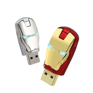 แฟลชไดรฟ์ยูเอสบีไอรอนแมนจาก Marvel, 3.0 <span class=keywords><strong>USB</strong></span> พร้อมไฟ LED โล่กัปตันอเมริกา - Product Image 1