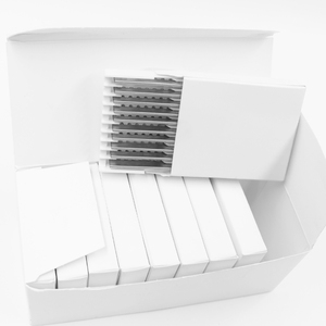 แพ็คใบมีดสำรองสแตนเลสแบบสองคมจำนวน 10 ใบสำหรับมีดโกนแบบใช้ครั้งเดียวสำหรับตัดผมและขนนก - Product Image 6