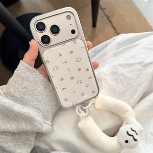 Funda de Teléfono con Diseño de Gato y Pez, con Cadena y Resina Epoxi, Electrochapada, para iPhone 17 Pro Max 16 15 14, para Mujer - Product Image 2