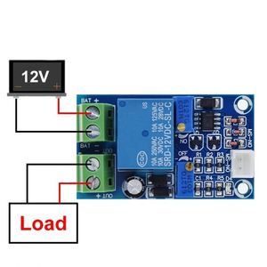 <strong>12V</strong> Battery Low <strong>Voltage</strong> Cut off <strong>Automatic</strong> Switch Recovery Protection Board Module Undervoltage Switch Module Charging <strong>Controller</strong> - Product Image 1