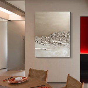 JZ Trừu Tượng Phong Cảnh Kết Cấu Trang Trí Nội Thất Tác Phẩm Nghệ Thuật 3D Tay Cảnh Biển Sơn Dầu Handpainted Tùy Chỉnh Vải Tường Nghệ Thuật - Product Image 1