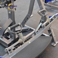 Máquina de remo/pull-down sentado de grado comercial Kaishi, directamente de fábrica, con construcción de acero galvanizado de 3 mm.