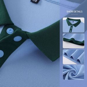 Summer Color Collar <b>Polo</b> T-shirt Basic Golf <b>Polo</b> Shirt Customized Logo Blank Uniform Men's <b>Polo</b> Shirt - Product Image 2