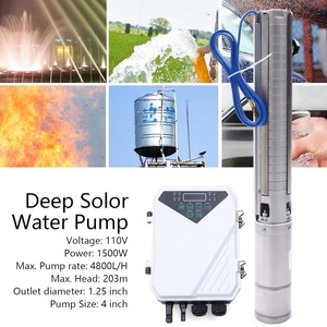 Pompe à Eau <span class=keywords><strong>Submersible</strong></span> de Puits Profond de 2 Pouces Alimentée par Énergie Solaire pour Irrigation à Haute Pression - Product Image 3