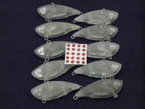 Venta al por mayor de señuelos de plástico pequeños VIB de 3.5cm con cuentas de sonido, señuelo vibratorio duro para lances largos, señuelo realista. - Product Image 6