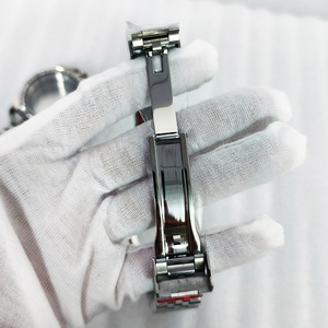 Boîtier de montre en acier inoxydable avec lunette en diamant argentée OEM ODM 36/39 mm, étanche, fond dense, calendrier, bracelet, logo personnalisé pour NH35/36 - Product Image 6