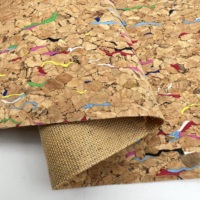 Eco Faux Tissé 0.45mm Fournisseur Imitation Rexine Raw Vegan EVA Cuir Synthétique Feuilles Matériel Tissu de Liège pour Sac Cas
