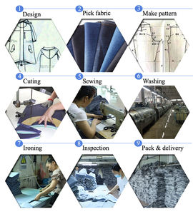 Verano Ocio Moda clásica Versátil, Agujero roto, Borde de piel dividido <span class=keywords><strong>Pantalones</strong></span> <span class=keywords><strong>cortos</strong></span> de mezclilla y Jeans para hombres rectos - Product Image 6