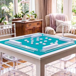 Support et poussoir tout-en-un pour tuiles de Mahjong – Supports modernes pour tuiles de Mahjong américaines - Product Image 2