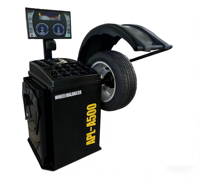 Equipo de Balanceo de Ruedas Láser 3D Runche WB-50, Totalmente Automático, Computarizado, con Pantalla Digital, Certificado CE