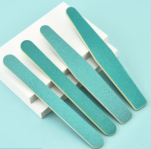 2026 Professional Emery Board Manicure Pedicure Art Tools Custom Logo Double-sided Nail File Set 150 180 Grit Nail File