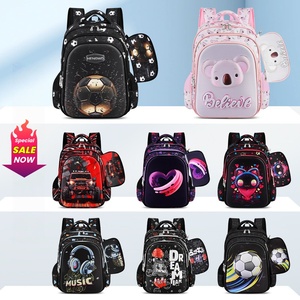 Juego de 2 Mochilas Escolares para Estudiantes de Primaria, Bolsa para Lápices, Gran Capacidad, Diseño 3D de Dibujos Animados, Impermeables - Product Image 2
