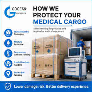 Envío Integral de Equipos Médicos a Estados Unidos, FCL, Transporte Marítimo, Tránsito Multimodal, <span class=keywords><strong>Seguro</strong></span> y Despacho de Aduanas - Product Image 4