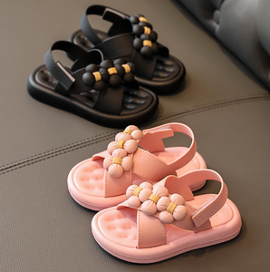 Chaussures pour enfants, sandales de plage pour bébés filles, imprimées avec strass, semelles antidérapantes en PVC, idéales pour l'été - Product Image 5