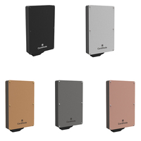 Mince éjectable pour portefeuille en aluminium Pop Étui pour cartes de crédit bloquant la RFID avec pince à billets pour cartes bancaires et autres produits financiers