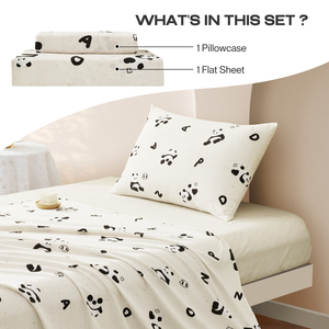 Panda in tấm ga trải giường Polyester thiết lập thoải mái nhà bộ đồ giường với mô hình động vật <span class=keywords><strong>mainstay</strong></span> Khăn trải giường - Product Image 2