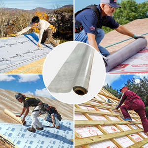 Synthetic Underlayment Reinforced PP Non-woven Waterproof Breathable <strong>Membrane</strong> Heavy Duty Type Vapour Control Layer - Product Image 6