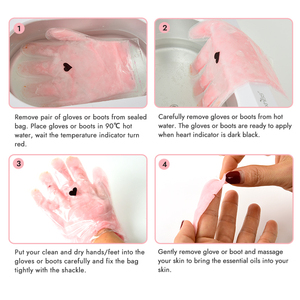 Fornitura Diretta dalla Fabbrica: Maschera per Mani e Piedi in Paraffina per <span class=keywords><strong>Spa</strong></span> Domestica a Prezzo all'Ingrosso per Relax - Product Image 2