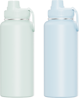 Bouteille d'eau isotherme en acier inoxydable 304 certifiée CE, grande capacité, impression personnalisée, sans BPA - OEM en gros