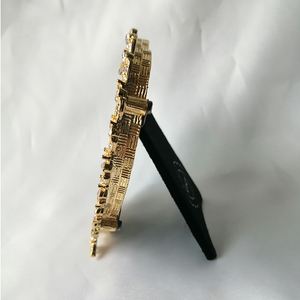 Tim Bạc Bejeweled Kim Loại Kẽm Hợp Kim Hình Ảnh Khung Ảnh 3.5 "X 3.5" Cho Trang Chủ Bàn Trang Trí Đám Cưới Đảng Quà Tặng - Product Image 6