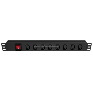 ขายตรงจากโรงงาน ปลั๊กไฟ PDU 16A C13 ช่องจ่ายไฟ 8 ทาง ชุดจ่ายไฟแบบติดตั้งบนแร็ค รางปลั๊กไฟ OEM ODM - Product Image 2