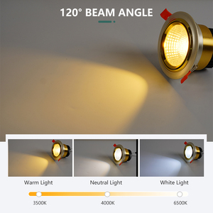 Phong Cách Hiện Đại Có Thể Điều Chỉnh Góc Trong Nhà Khách Sạn Nhà Nhôm 5W 7W <span class=keywords><strong>10W</strong></span> 15W 20W <span class=keywords><strong>COB</strong></span> Lõm Vòng Trần Dẫn Xuống Ánh Sáng - Product Image 4