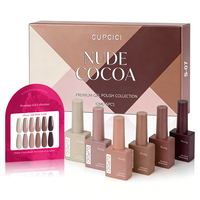 Collection de vernis gel BIN TPO Hema Free 6 couleurs, coffret personnalisé avec laser, vernis à ongles gel avec nuancier