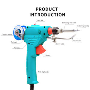 Kit de fer à souder à chauffage interne rapide 60W, fer à souder manuel à chauffage interne, tournevis de réparation électronique à température automatique, couteau à souder - Product Image 5