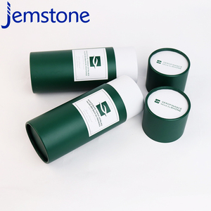 Custom Design Recyclable Food Herbal <b>Gel</b> Capsule Kraft Cardboard Cylinder Packaging Box <b>Protein</b> Powder Paper Tube Container - Product Image 1