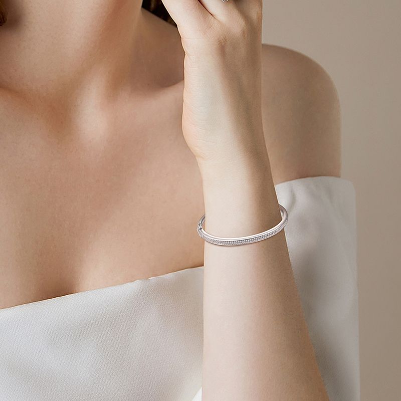 アクセサリー silver925 trinity bangle 925 Silver Bujukan Bangle Bracelet. SKU: BG4958-62SVJJJ