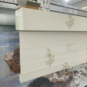 Ombra romana Zebra persiane finestra motore elettronico Zebra Premier paralumi piatti trasparenti - Product Image 2