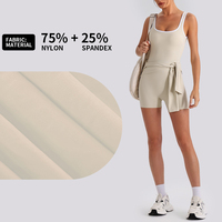 Fournisseur Vérifié Combinaison de sport à bretelles au dos pour le yoga et la gym, style camisole sexy, style occidental
