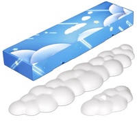 Repose-poignets ergonomique pour clavier et souris Cloud, pour soulager les douleurs au bras - Support de poignet ergonomique avec base antidérapante en PU